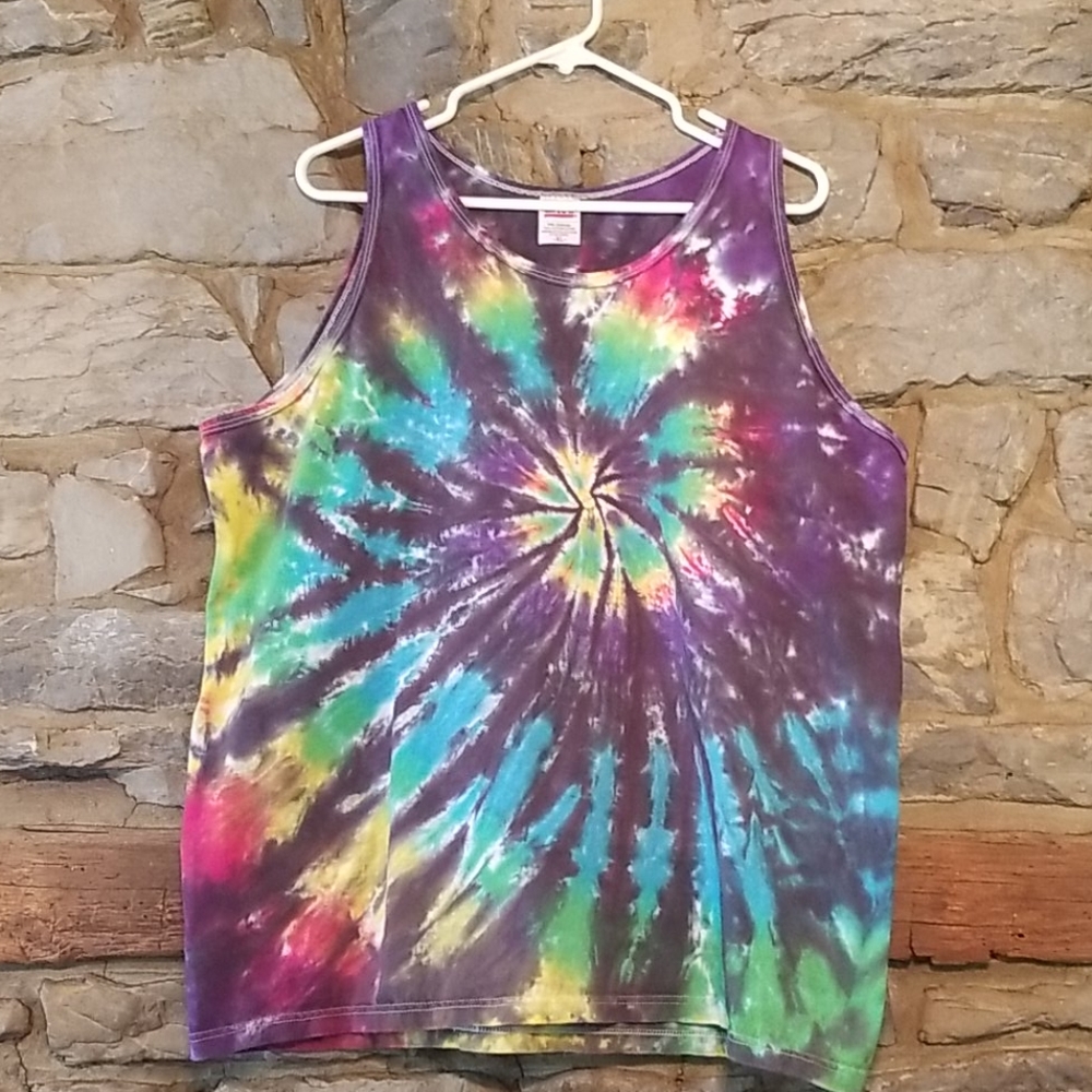 Vintage Tie Dye Tank Top